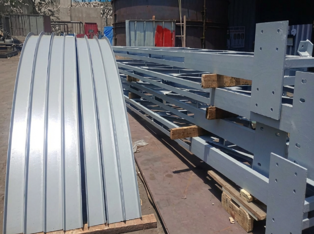 Fabricación y Montaje de Estructuras Metálicas y Techos para Áreas de Operación y Mantenimiento