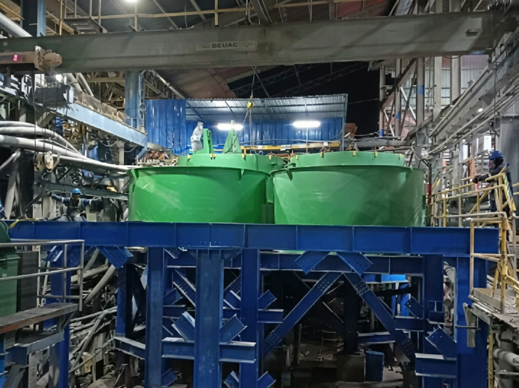 Montaje y Habilitación de Plataforma para Sistema de Flotación – Planta Yauliyacu - Fiemsa SAC